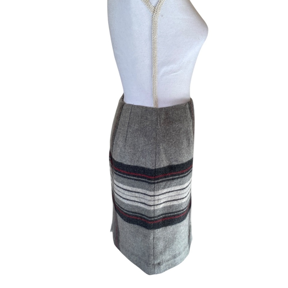Talbots Plaid Wool Pencil Skirt - Picture 4 of 6
